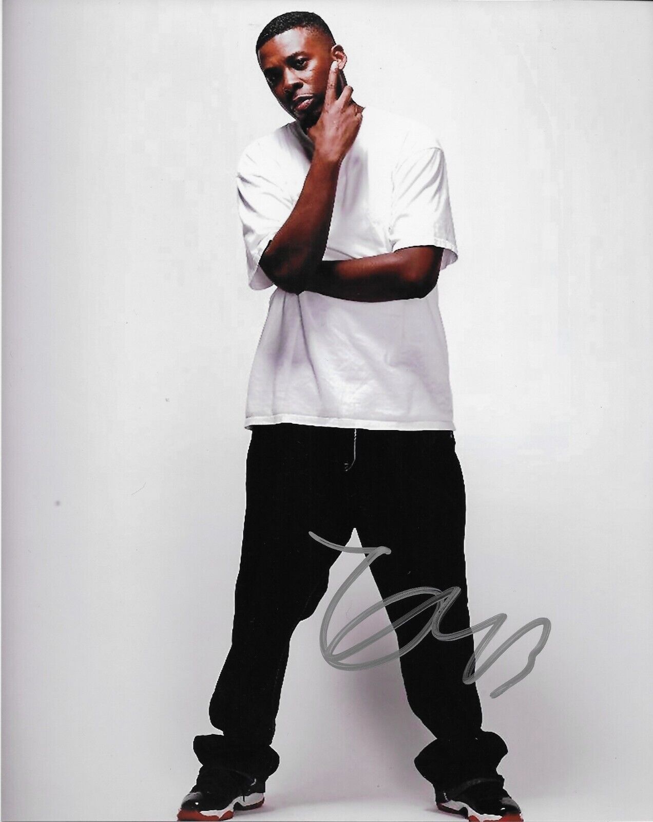 Autographed Rapper GZA Gary Eldridge Grice Wu Tang Clan 8x10 Photo #3 Original