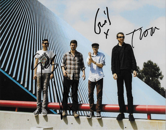 Autographed Indie Rock Band Alt-J Fully Signed 8x10 Photo #2 Original
