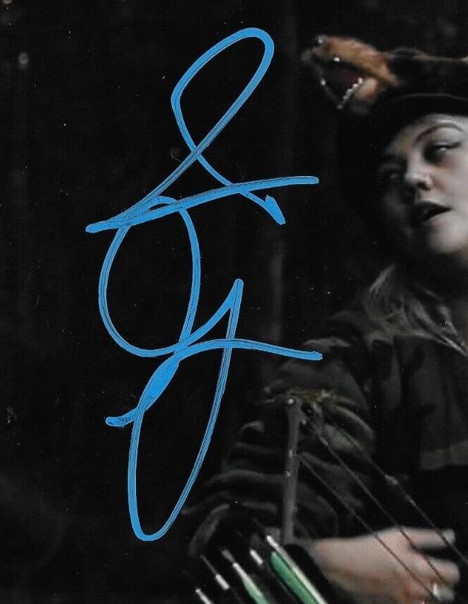 Autographed Singer Songwriter Elle King Tanner Schneider 8x10 Photo Original