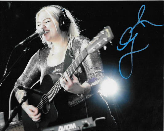 Photo originale autographiée de la chanteuse-compositrice Elle King Tanner Schneider 8x10
