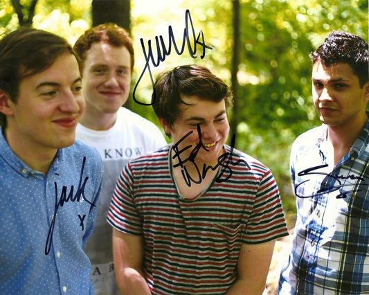 Autographed Bombay Bicycle Club  Steadman MacColl De Saram Nash 8x10 Photo