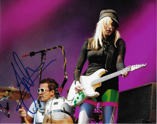 Autographed The Ting Tings 8x10 Photo 2 Original Signed By Jules De Martino ONLY