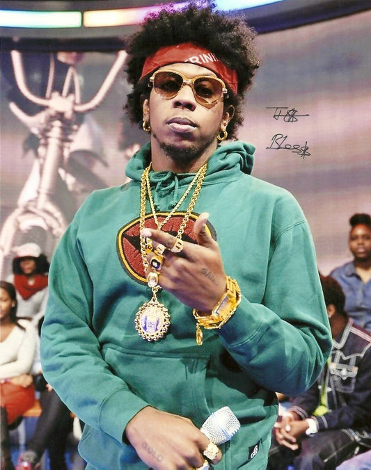 Autographed Rapper Trinidad James All Gold Everything 8x10 Photo Original