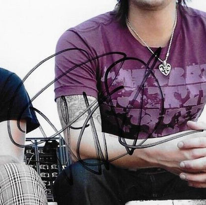Autographed Tyson Ritter and Nick Wheeler The All American Rejects 8x10 Photo #5