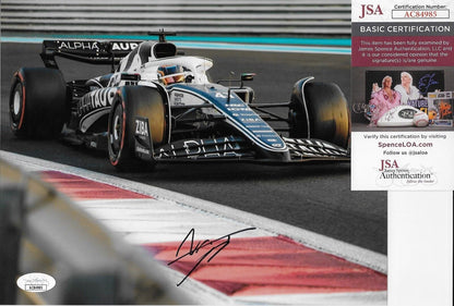 Formule 1 dédicacée Alpha Tauri Nyck De Vries 8x10 Photo 2023 Original avec JSA