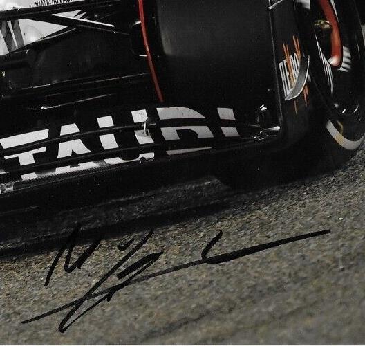 Formule 1 dédicacée Alpha Tauri Nyck De Vries 8x10 Photo 2 2023 Original avec JSA