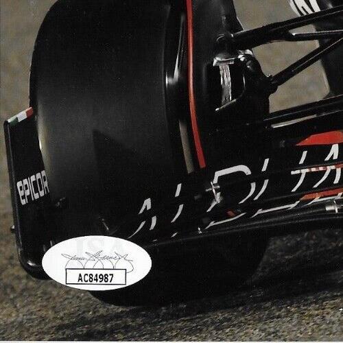 Formule 1 dédicacée Alpha Tauri Nyck De Vries 8x10 Photo 2 2023 Original avec JSA