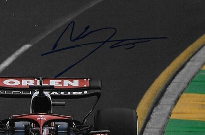 Formule 1 dédicacée Alpha Tauri Nyck De Vries 8x10 Photo 6 2023 Original avec JSA