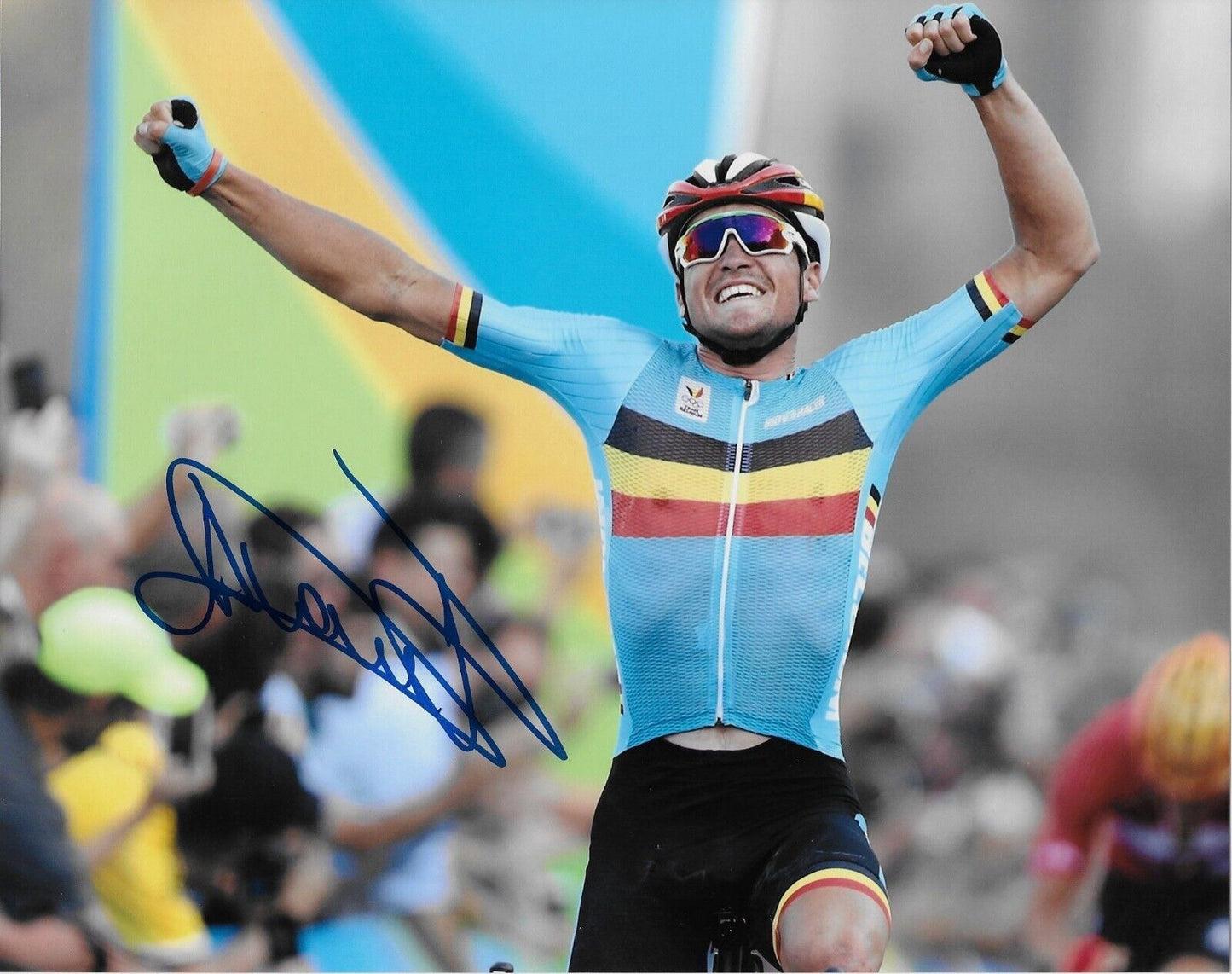 Autographed Cycling Greg Van Avermaet BMC Racing 8x10 Photo #3 Original