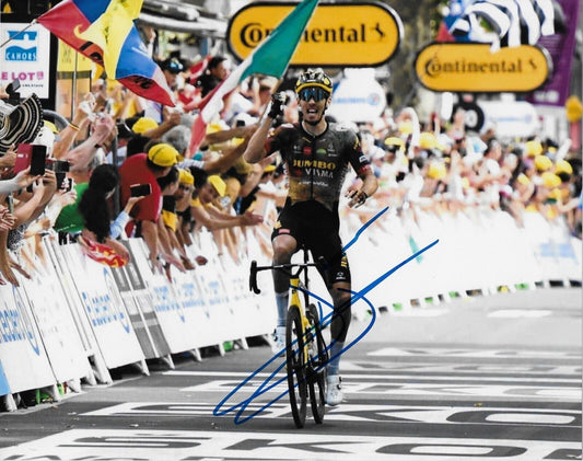 Autographed Cycling Christophe Laporte Jumbo Visma 8x10 Photo #3 Original