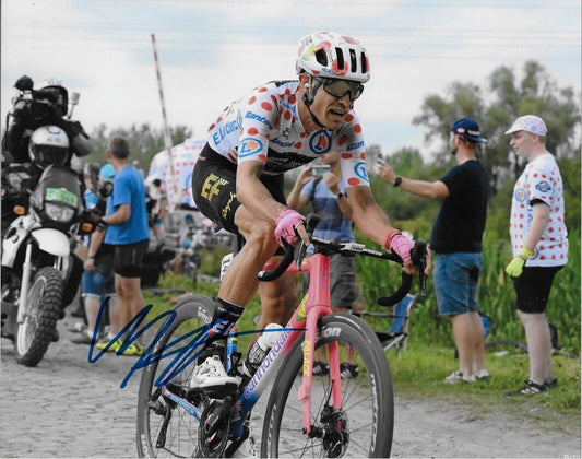 Autographed Cycling Magnus Cort UCI EF Education-Easy Post 8x10 Photo 6 Original