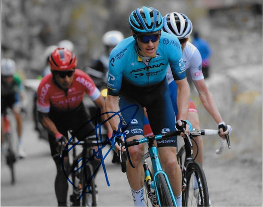 Autographed Cycling Jakob Fuglsang UCI Astana Qazaqstan 8x10 Photo #5 Original