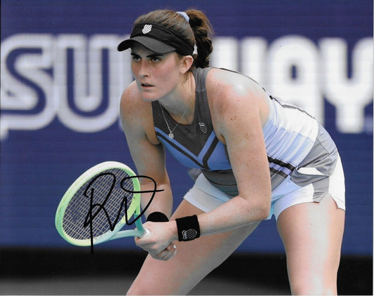 Photo autographiée de Rebecca Marino WTA Tennis 8x10 #5 Original