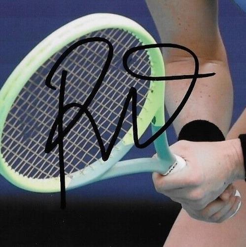 Photo autographiée de Rebecca Marino WTA Tennis 8x10 #5 Original