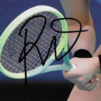 Photo autographiée de Rebecca Marino WTA Tennis 8x10 #5 Original