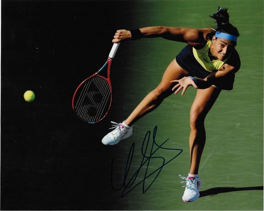 Photo 8x10 autographiée de Caroline Garcia Tennis #1 Original