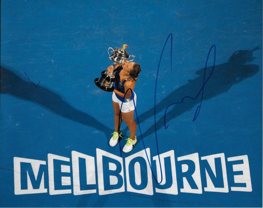 Photo autographiée de Victoria Azarenka WTA Tennis 8x10 #3 Original
