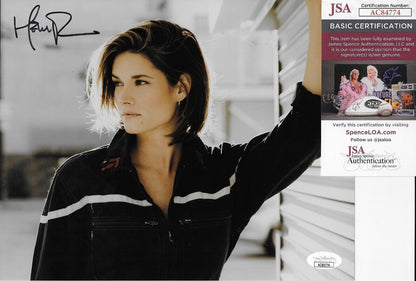 Photo n°2 signée de Missy Peregrym FBI Rookie Blue 8x10 avec authentification JSA