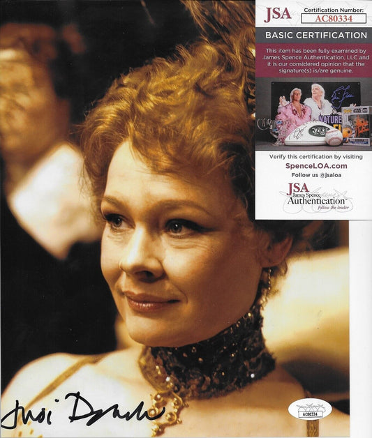 Signed Judi Dench Autographed Original 8x10 Photo #4 with JSA Authentication