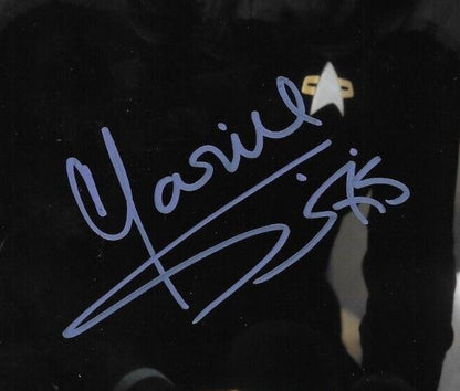 Photo 8x10 originale signée Marina Sirtis de Star Trek n°1 avec authentification JSA