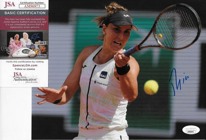 Photo autographiée de Beatriz Haddad Maia Tennis 8x10 #1 Authentification originale JSA