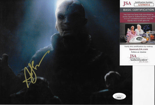 Autographed Andy Serkis Signed 8x10 Photo #5 Star Wars with JSA Authentication