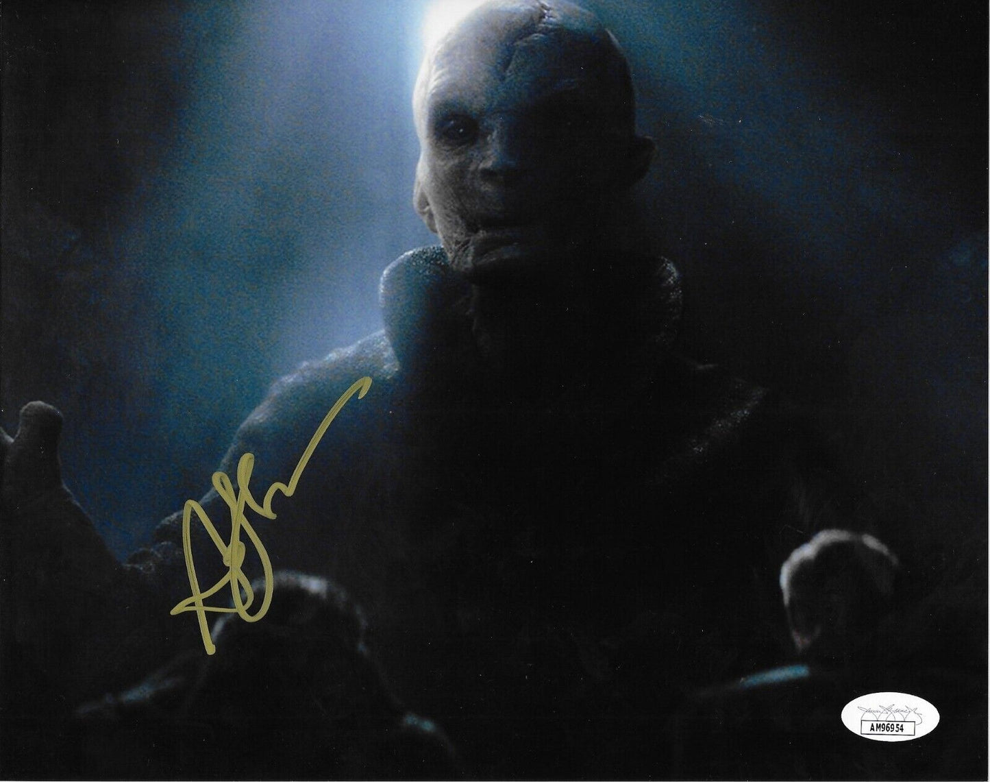 Photo 8x10 autographiée par Andy Serkis #5 Star Wars avec authentification JSA