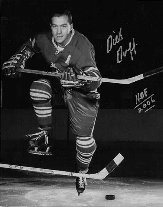 Autographed Toronto Maple Leafs Hall of Famer Dick Duff 8x10 Photo #6 Original