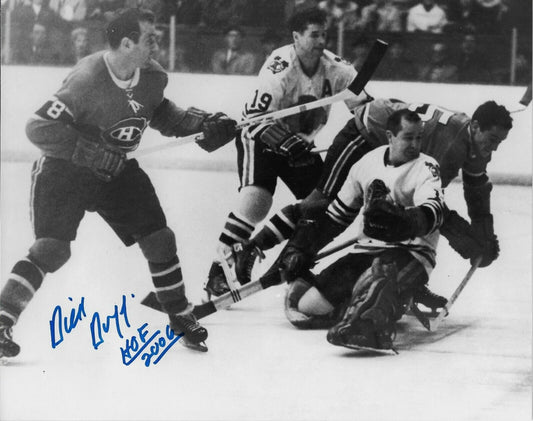 Autographed Montreal Canadiens Hall of Famer Dick Duff 8x10 Photo #4 Original