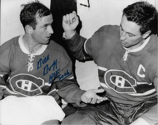 Autographed Montreal Canadiens Hall of Famer Dick Duff 8x10 Photo #2 Original