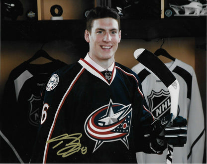 Autographed Columbus Blue Jackets Pierre Luc Dubois 8x10 Photo Original