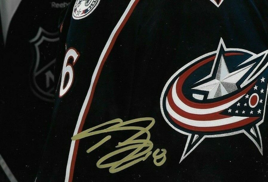 Autographed Columbus Blue Jackets Pierre Luc Dubois 8x10 Photo Original