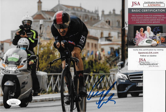 Autographed Cycling Geraint Thomas INEOS Grenadiers 8x10 Photo #6 Original w JSA