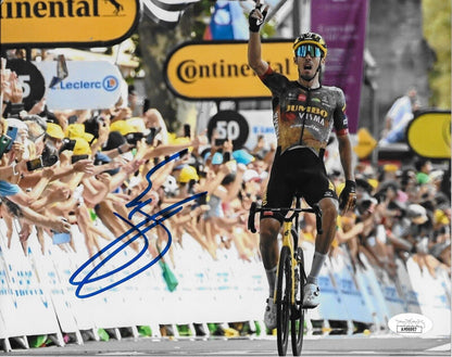 Photo Jumbo Visma 8x10 autographiée du cycliste Christophe Laporte #2 Original avec JSA