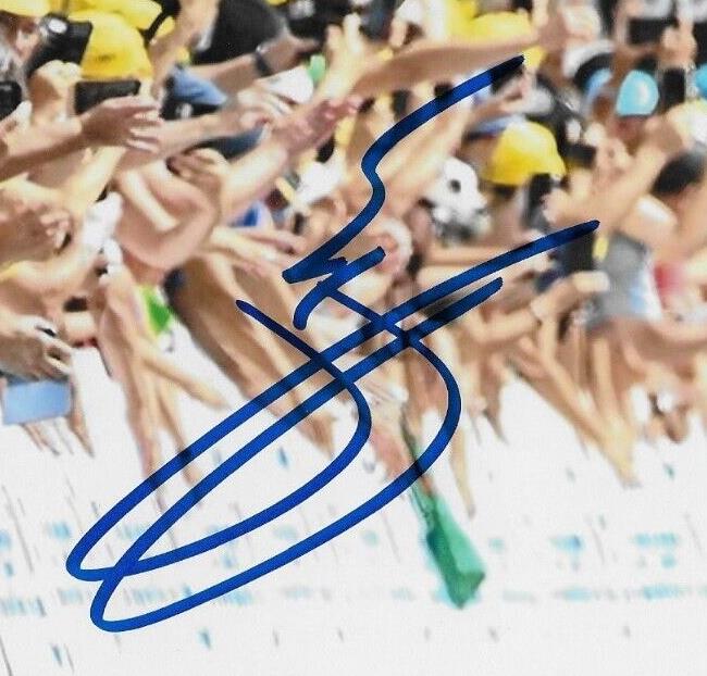 Photo Jumbo Visma 8x10 autographiée du cycliste Christophe Laporte #2 Original avec JSA