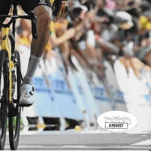 Photo Jumbo Visma 8x10 autographiée du cycliste Christophe Laporte #2 Original avec JSA