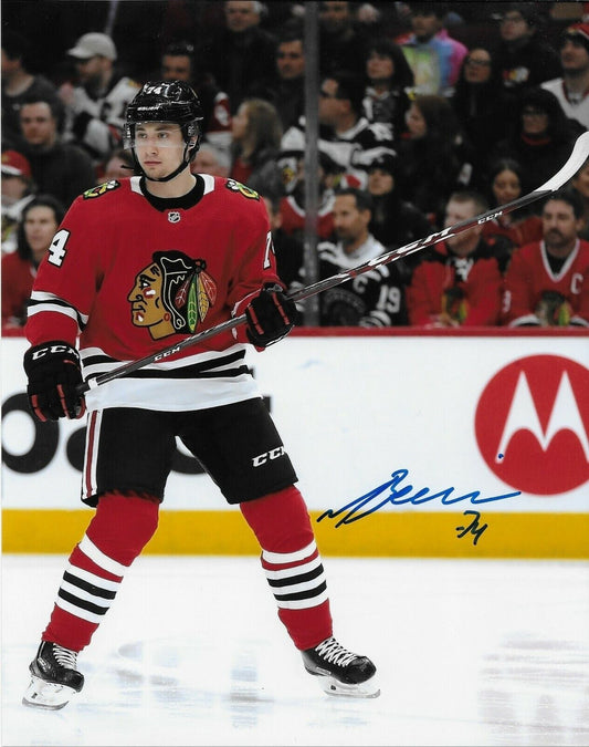Autographed Chicago Blackhawks Nicolas Beaudin 8x10 Photo #3 Original