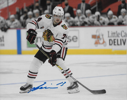 Autographed Chicago Blackhawks Nicolas Beaudin 8x10 Photo #7 Original