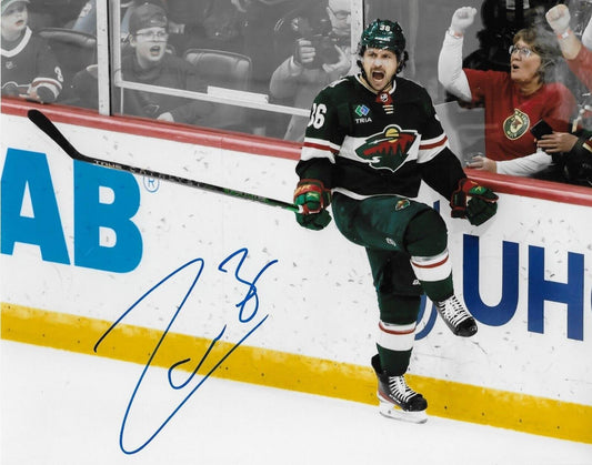Signed Mats Zuccarello Minnesota Wild Autographed 8x10 Photo #2 Original