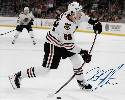 Autographed Chicago Blackhawks MacKenzie Entwistle 8x10 Photo #3 Original