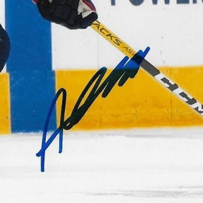 Signed Alexandre Texier Columbus Blue Jackets Signed 8x10 Photo #2 Original