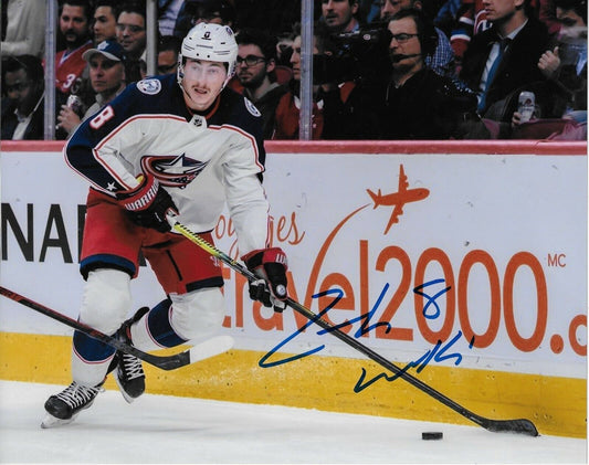 Autographed Columbus Blue Jackets Zach Werenski Signed 8x10 Photo #2 Original