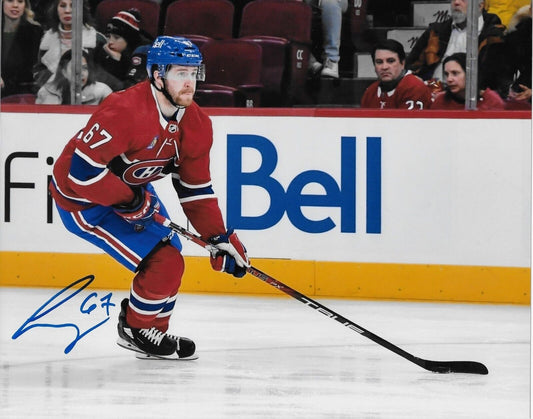 Photo 8x10 autographiée par Chris Tierney des Canadiens de Montréal #2