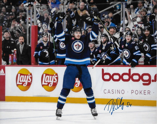Autographed Winnipeg Jets Dylan Samberg 8x10 Photo Original