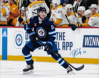 Autographed Winnipeg Jets Dylan Samberg Signed 8x10 Photo #2 Original