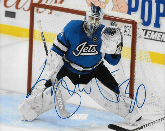 Autographed Winnipeg Jets Laurent Brossoit Signed 8x10 Photo # 1 Original