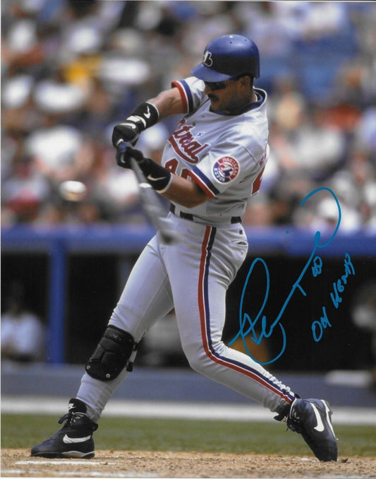 Autographed Montreal Expos Henry Rodriguez Signed 8x10 Photo #2 Original