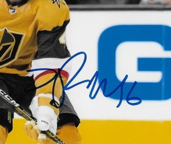 Autographed Vegas Golden Knights Jonas Rondbjerg Signed 8x10 Photo #1 Original