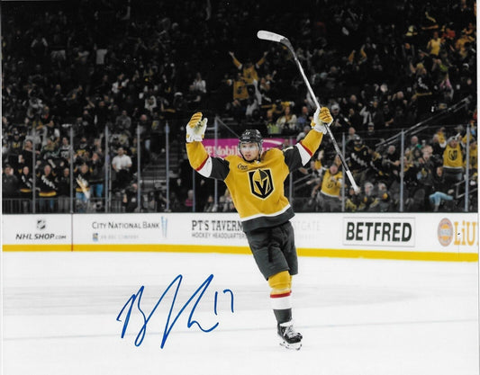 Signed Vegas Golden Knights Ben Hutton Autographed 8x10 Photo #2 Original