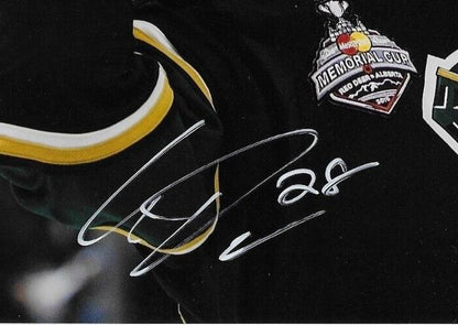 Photo 8x10 signée par Christian Dvorak London Knights #7 Original